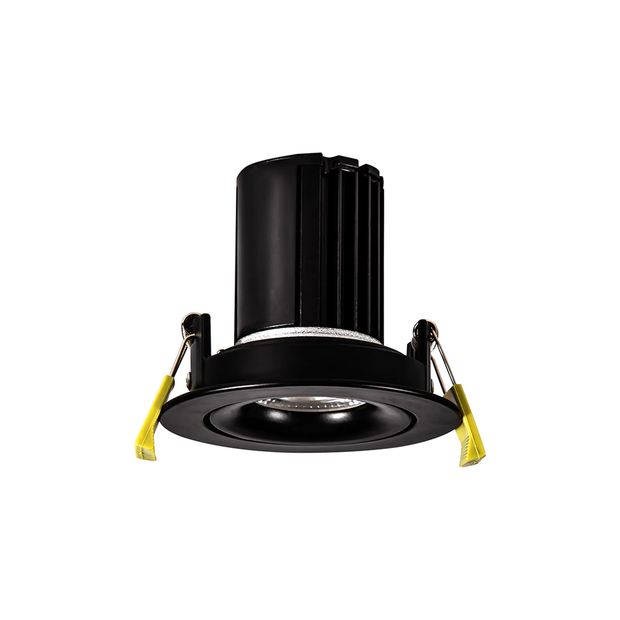 Bruve 12 Tridonic powered 12W 3000K 1200lm 36° LED Engine,300mA , CRI>90 LED Engine Matt Black  Fixed Recessed Adjustable round Downlight, IP20 DM202502  Dlux Bruve A 12